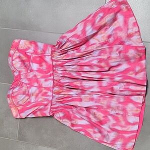 Rebecca Taylor Hot Pink and Purple Mini Dress